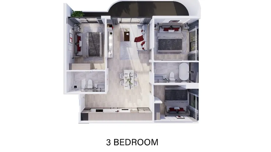 3 bedrooms condominium for sale, Nai Harn Beach, Thailand No. 99 № 21